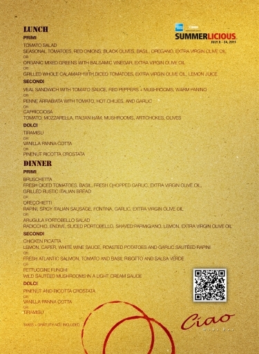 SUMMERLICIOUS AT CIAO